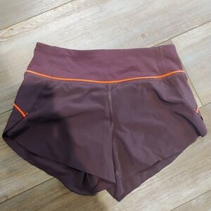 Athleta Women's Brown and Orange Athletic Shorts